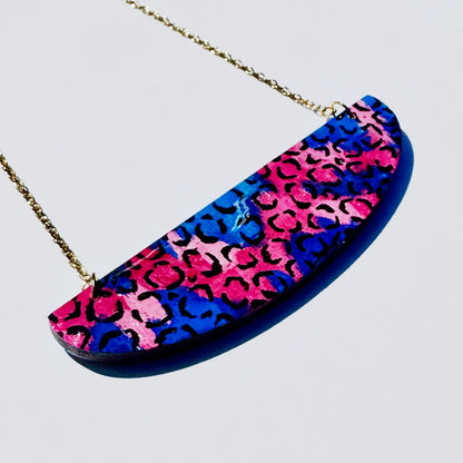 Dual-Sided Statement Arc Necklace (Gold-Plated Sterling Silver)