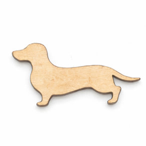 Custom Hand-Painted Wooden Brooch – Bespoke Shape & Colour Design