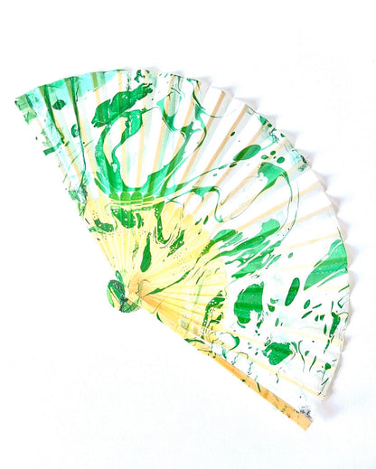Hydro-dipped Hand Fan