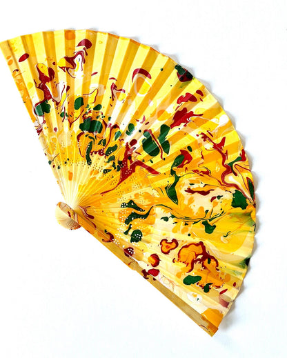 Hydro-dipped Hand Fan