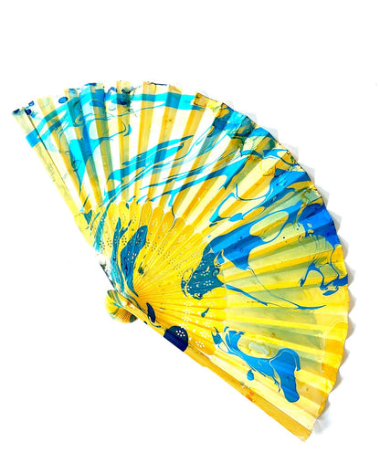 Hydro-dipped Hand Fan