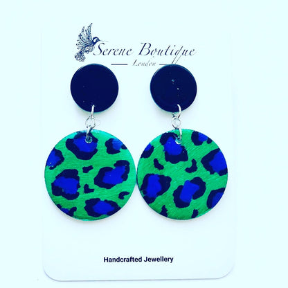 Leopard Print Earrings
