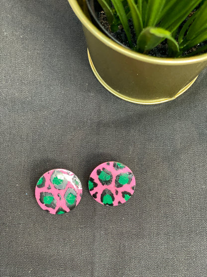 Leopard Print Earrings
