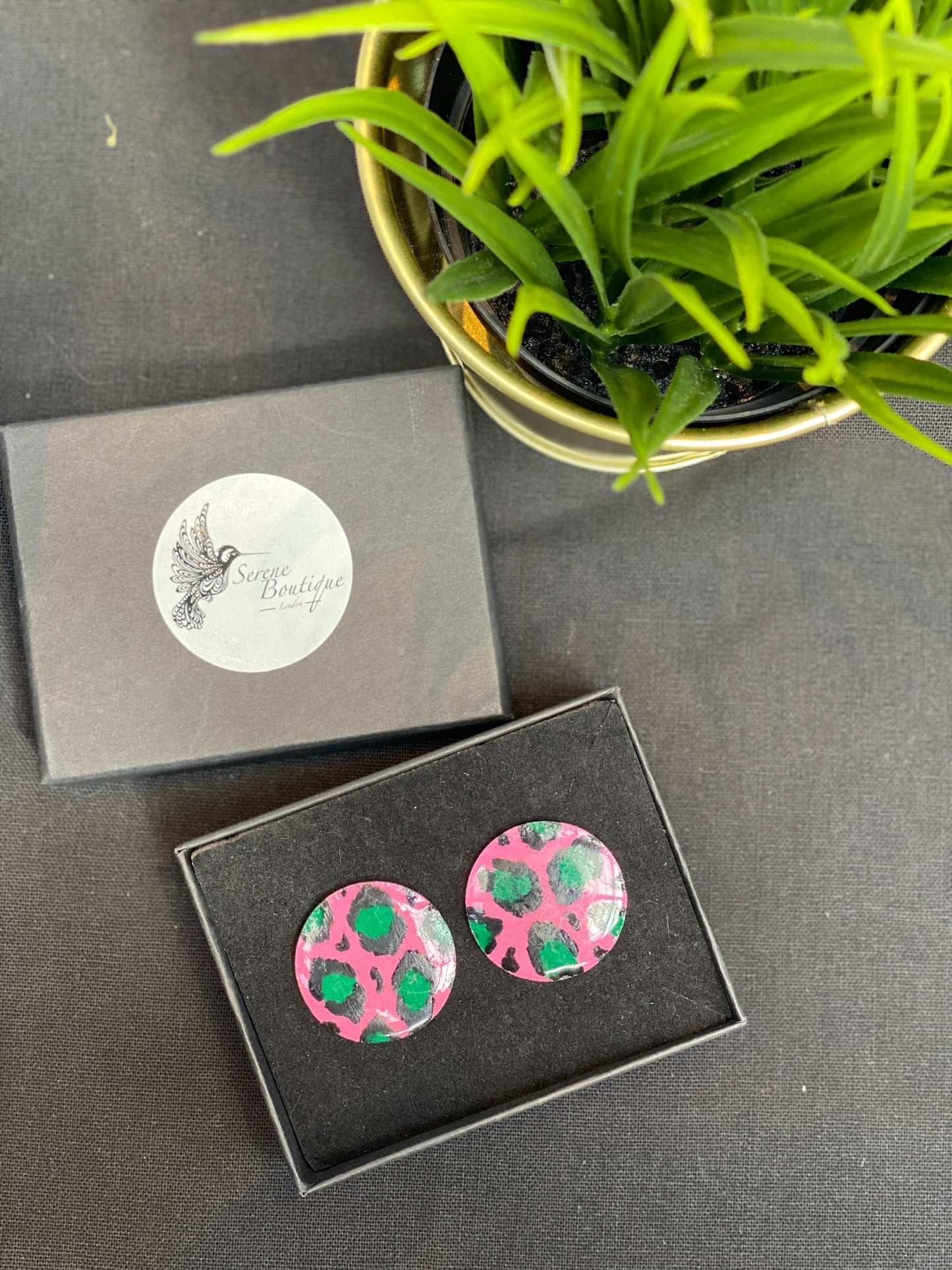 Leopard Print Earrings