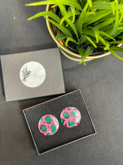 Leopard Print Earrings